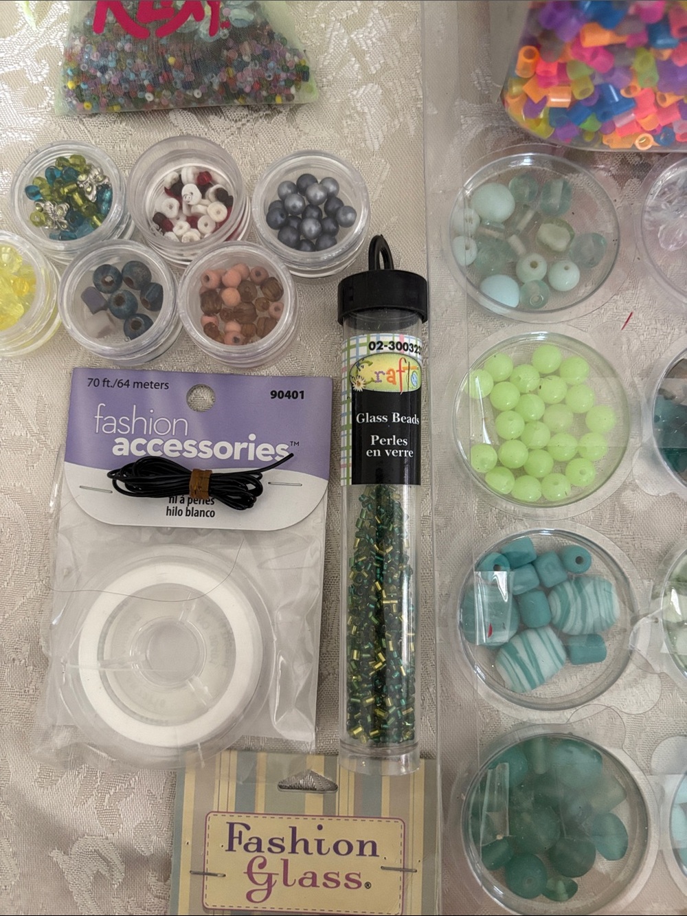LOT of Mainstays Multi-Color Craft Beads and Assorted Bead Sets - Picture 6 of 6